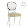 Custodia per Sedia Eysa THOR Beige 50 x 5 x 50 cm 2 Unità di Eysa, Fodere coprisedia per sala da pranzo - Rif: D1607746, Prez...