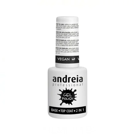 Esmalte de uñas Andreia Gel Polish Base Top Coat 2 en 1 (10,5 ml) de Andreia, Esmaltes - Ref: S4257927, Precio: 10,26 €, Desc...