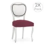 Custodia per Sedia Eysa THOR Bordeaux 50 x 5 x 50 cm 2 Unità di Eysa, Fodere coprisedia per sala da pranzo - Rif: D1607751, P...