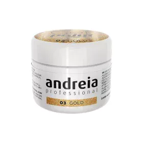 Verniz de unhas em gel Andreia Gel Paint Dourado 4 ml de Andreia, Vernizes em gel - Ref: S4259441, Preço: 12,22 €, Desconto: %