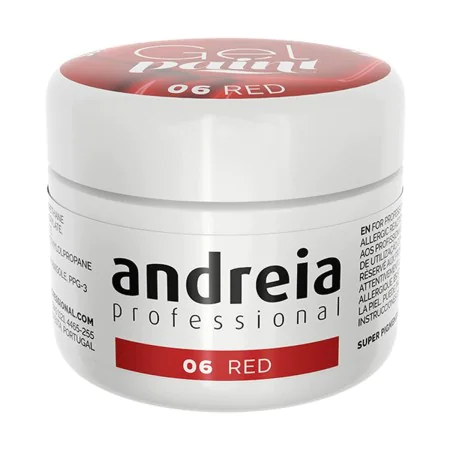 Vernis à ongles en gel Andreia Gel Paint 4 ml Rouge Nº 06 de Andreia, Vernis gels semi-permanents - Réf : S4259444, Prix : 12...