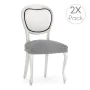 Housse de Chaise Eysa THOR Gris foncé 50 x 5 x 50 cm 2 Unités de Eysa, Housses de chaise de salle à manger - Réf : D1607754, ...