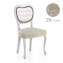 Funda para Silla Eysa ROC Blanco Cálido 50 x 5 x 50 cm 2 Unidades de Eysa, Sillas de comedor - Ref: D1607763, Precio: 18,32 €...