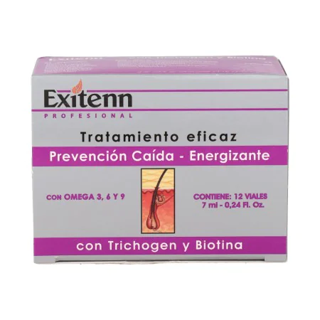 Anti-queda Exitenn Energizante Con 12 x 7 ml de Exitenn, Produtos para queda do cabelo - Ref: S4259807, Preço: 17,04 €, Desco...