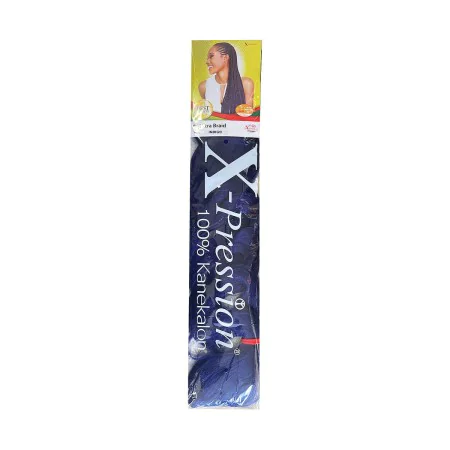 Extensions pour les Cheveux X-Pression Pression Indigo Violet Synthétique de X-Pression, Extensions de cheveux - Réf : S42607...