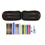 Backpack Pencil Case F.C. Barcelona Black 12 x 23 x 5 cm (33 Pieces) by F.C. Barcelona, Pencil cases - Ref: S4300183, Price: ...