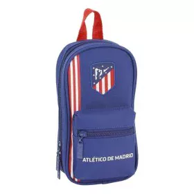 Rucksack mit Federtaschen Atlético Madrid In blue Marineblau 12 x 23 x 5 cm (33 Stücke) von Atlético Madrid, Federmäppchen - ...