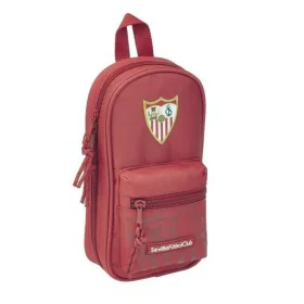 Mochila com Estojo Sevilla Fútbol Club SAF411956747 Vermelho 12 x 23 x 5 cm (33 Peças) de Sevilla Fútbol Club, Estojos - Ref:...