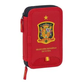 Plumier Doble RFEF M854 Rojo 12.5 x 19.5 x 4 cm (28 piezas) de Real Federación Española de Fútbol, Estuches - Ref: S4300451, ...