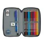 Double Pencil Case RFEF M854 Red 12.5 x 19.5 x 4 cm (28 Pieces) by Real Federación Española de Fútbol, Pencil cases - Ref: S4...