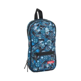 Mochila com Estojo Safta Welcome Gamers Azul (33 Peças) de Safta, Estojos - Ref: S4300469, Preço: 10,50 €, Desconto: %