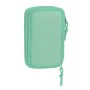 Plumier double BlackFit8 M854 Turquoise 12.5 x 19.5 x 4 cm (28 Pièces) de BlackFit8, Trousses - Réf : S4300533, Prix : 13,20 ...