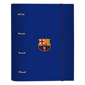 Pasta com argolas F.C. Barcelona 512029666 Grená Azul Marinho (27 x 32 x 3.5 cm) de F.C. Barcelona, Arquivadores - Ref: S4300...