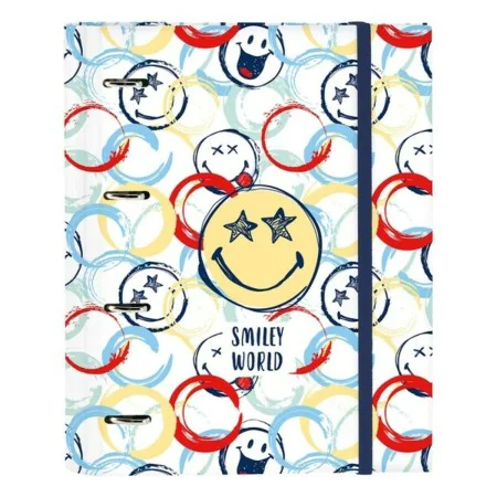 Carpeta de anillas Smiley 512090666 Multicolor (27 x 32 x 3.5 cm) de Smiley, Archivadores - Ref: S4300728, Precio: 11,04 €, D...