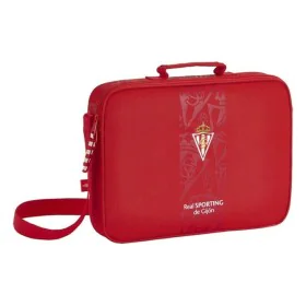 Cartera Escolar Real Sporting de Gijón Rojo (38 x 28 x 6 cm) de Real Sporting de Gijón, Mochilas infantiles - Ref: S4301209, ...