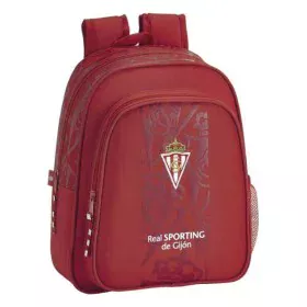 Zaino per Bambini Real Sporting de Gijón Rosso di Real Sporting de Gijón, Zainetti per bambini - Rif: S4301210, Prezzo: 18,92...