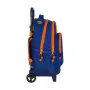 School Rucksack with Wheels Compact Valencia Basket M918 Blue Orange (33 x 45 x 22 cm) by Valencia Basket, Children's Backpac...