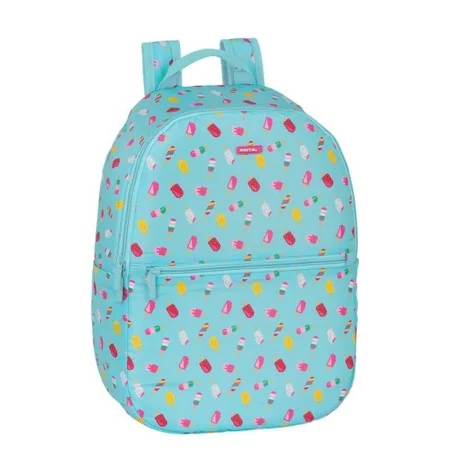 Mochila Escolar Safta Turquesa de Safta, Mochilas infantiles - Ref: S4302424, Precio: 15,10 €, Descuento: %