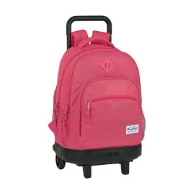 School Rucksack with Wheels Compact BlackFit8 M918 Pink (33 x 45 x 22 cm) by BlackFit8, Children's Backpacks - Ref: S4302540,...