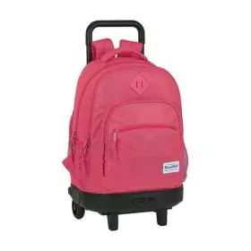 Mochila Escolar com Rodas Compact BlackFit8 M918 Cor de Rosa (33 x 45 x 22 cm) de BlackFit8, Mochilas infantis - Ref: S430254...