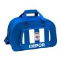 Bolsa de Deporte R. C. Deportivo de La Coruña Azul Blanco (40 x 24 x 23 cm) de R. C. Deportivo de La Coruña, Bolsas de deport...