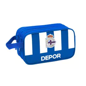 School Toilet Bag R. C. Deportivo de La Coruña Blue White by R. C. Deportivo de La Coruña, Cosmetic Cases - Ref: S4303006, Pr...