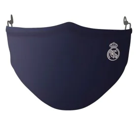 Masque en tissu hygiénique réutilisable Real Madrid C.F. Adulte Bleu de Real Madrid C.F., Produits jetables - Réf : S4303692,...