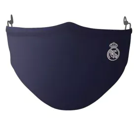 Wiederverwendbare Stoff-Hygienemaske Real Madrid C.F. Erwachsener Blau von Real Madrid C.F., Einwegartikel - Ref: S4303692, P...