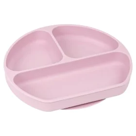 Assiette en silicone avec ventouse Safta M923 Silicone Ventouse Rose (20,5 x 2,5 x 18 cm) de Safta, Assiettes et bols - Réf :...