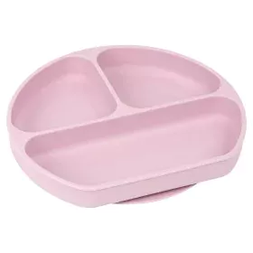 Silicone dish with suction cup Safta M923 Silicone Suction cup Pink (20,5 x 2,5 x 18 cm) by Safta, Dishes - Ref: S4304191, Pr...