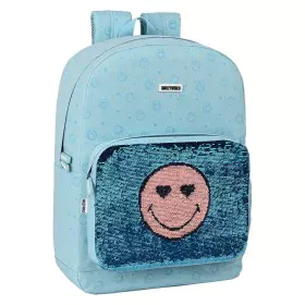 Mochila Escolar Smiley M754 Azul 32 x 43 x 14 cm de Smiley, Mochilas infantiles - Ref: S4304559, Precio: 18,09 €, Descuento: %