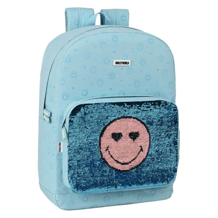 School Bag Smiley M754 Blue 32 x 43 x 14 cm by Smiley, Children's Backpacks - Ref: S4304559, Price: 18,09 €, Discount: %