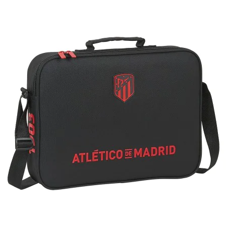 Cartera Escolar Atlético Madrid Negro (38 x 28 x 6 cm) de Atlético Madrid, Mochilas infantiles - Ref: S4304728, Precio: 12,22...