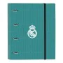 Carpeta de anillas Real Madrid C.F. Blanco Verde Turquesa 27 x 32 x 3.5 cm (30 mm) de Real Madrid C.F., Archivadores - Ref: S...