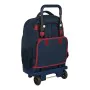 Mochila Escolar con Ruedas F.C. Barcelona Corporativa Azul Granate (33 x 45 x 22 cm) de F.C. Barcelona, Mochilas infantiles -...