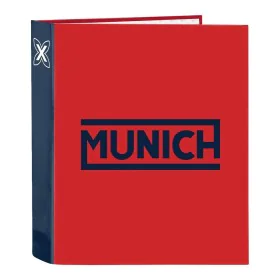 Carpeta de anillas Munich Supra Rojo A4 (40 mm) de Munich, Archivadores - Ref: S4305994, Precio: 3,40 €, Descuento: %