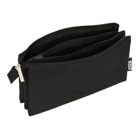 School Case Safta Black (22 x 12 x 3 cm) by Safta, Pencil cases - Ref: S4306164, Price: 6,49 €, Discount: %