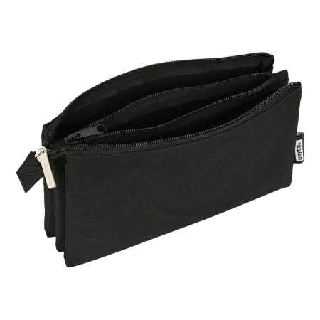 Estuche Escolar Safta Negro (22 x 12 x 3 cm) de Safta, Estuches - Ref: S4306164, Precio: 6,49 €, Descuento: %