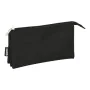 Estuche Escolar Safta Negro (22 x 12 x 3 cm) de Safta, Estuches - Ref: S4306164, Precio: 6,49 €, Descuento: %