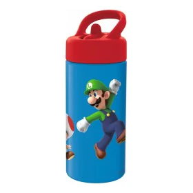 Water bottle Super Mario Red Blue (410 ml) by Super Mario, Water bottles - Ref: S4306174, Price: 6,58 €, Discount: %