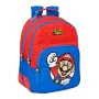 Mochila Escolar Super Mario Rojo Azul (32 x 42 x 15 cm) de Super Mario, Mochilas infantiles - Ref: S4306183, Precio: 22,92 €,...