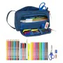 Estuche Escolar con Accesorios Munich Soon Azul (32 Piezas) de Munich, Estuches - Ref: S4306203, Precio: 10,15 €, Descuento: %