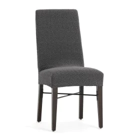 Chair Cover Eysa JAZ Dark grey 50 x 60 x 50 cm 2 Units by Eysa, Dining Chair Slipcovers - Ref: D1607830, Price: 31,68 €, Disc...