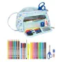 School Case with Accessories Moos Lovely Blue (32 Pieces) by Moos, Pencil cases - Ref: S4306282, Price: 9,98 €, Discount: %