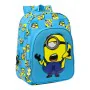 School Bag Minions Minionstatic Blue (26 x 34 x 11 cm) by Minions, Children's Backpacks - Ref: S4306293, Price: 23,21 €, Disc...