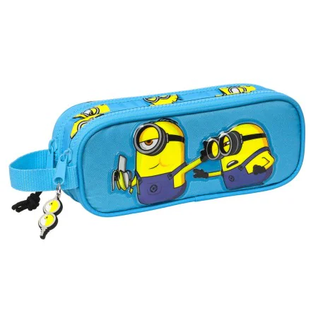 Portaoggetti Doppio Minions Minionstatic Azzurro (21 x 8 x 6 cm) di Minions, Porta penne - Rif: S4306297, Prezzo: 10,02 €, Sc...