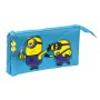 Triple Carry-all Minions Minionstatic Blue (22 x 12 x 3 cm) by Minions, Pencil cases - Ref: S4306299, Price: 10,66 €, Discoun...