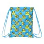 Backpack with Strings Minions Minionstatic Blue (26 x 34 x 1 cm) by Minions, School Bags - Ref: S4306301, Price: 11,39 €, Dis...