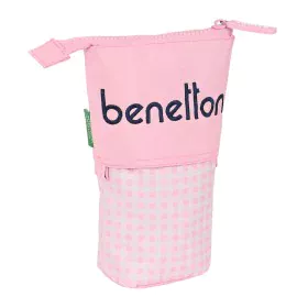 Estojo Cálice Benetton Vichy Cor de Rosa (8 x 19 x 6 cm) de Benetton, Estojos - Ref: S4306344, Preço: 7,76 €, Desconto: %