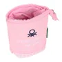 Trousse Gobelet Benetton Vichy Rose (8 x 19 x 6 cm) de Benetton, Trousses - Réf : S4306344, Prix : 7,76 €, Remise : %